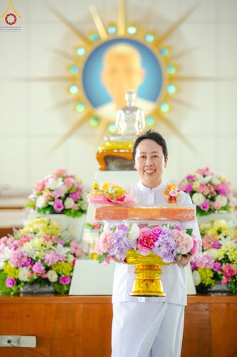 ภาพ No.169731:พิธีถวายภัตตาหารเมนูสวรรค์ "เพื่อการบรรลุธรรม" เนื่องในวันลอยกระทง (ขึ้น 15 ค่ำ เดือน 12) วันศุกร์ที่ 15 พฤศจิกายน พ.ศ. 2567 ณ หอฉันคุณยายอาจารย์ฯ วัดพระธรรมกาย