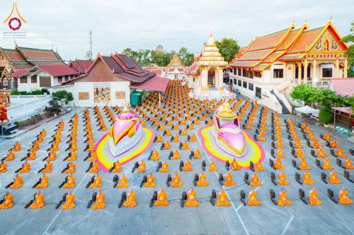 ภาพ No.197025:พระธรรมยาตราปฏิบัติธรรม และถ่ายภาพหมู่ประวัติศาสตร์ ณ วัดโบสถ์(บน) ตำบลบางคูเวียง อำเภอบางกรวย จังหวัดนนทบุรี ในโครงการธรรมยาตรา กตัญญูบูชา มหาปูชนียาจารย์ พระมงคลเทพมุนี(สด จนฺทสโร) พระผู้ปราบมาร อนุสรณ์สถาน 7 แห่ง ปีที่ 13 วันที่ 18 มกราคม พ.ศ. 2568