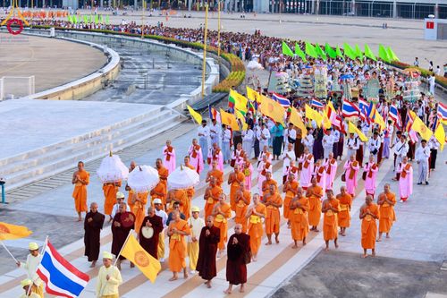ภาพ No.100005:พิธีทอดผ้าป่า เมียนมาร์ และพิธีสวดธรรมจักร ครั้งที่ 5 ประจำปี พ.ศ. 2566 วันอาทิตย์ที่ 3 ธันวาคม พ.ศ. 2566