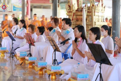 ภาพ No.106536:พิธีทอดผ้าป่าทำนุบำรุงศาสนสถาน ณ วัดใหม่นพรัตน์ ต.เนินมะปราง  อ.สองพี่น้อง จ.สุพรรณบุรี วันที่ 5 มกราคม พ.ศ. 2567