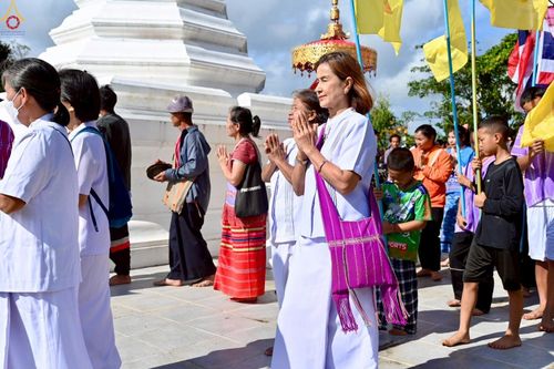 ภาพ No.272072:วันที่ 18 ตุลาคม พ.ศ. 2568 พิธีทอดกฐินสามัคคีทั่วไทย ณ สำนักสงฆ์บ้านแม่ลิดหลวง อ.แม่สะเรียง จ.แม่ฮ่องสอน โดยคณะศิษยานุศิษย์ บูชาธรรม 81 ปี หลวงพ่อธัมมชโย