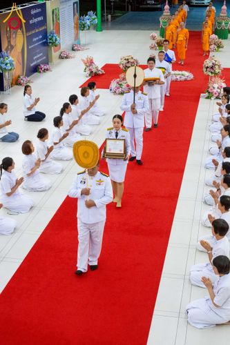 ภาพ No.231211:วันพฤหัสบดีที่ 3 กรกฏาคม พ.ศ. 2568 พิธีมุทิตาสักการะพระภิกษุนาคหลวง พระมหาพนาวัฒน์ ธมฺมนฺตคามี (จันทร์เผือก) เปรียญธรรม ๙ ประโยค ณ วัดพระธรรมกาย ปทุมธานี