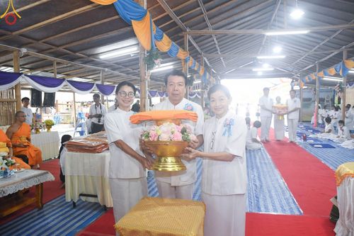 ภาพ No.100398:พิธีทอดกฐินสามัคคี และพิธีเทฐานรากอาคาร สร้างโรงทานหมู่บ้านปฎิบัติธรรม ณ ศูนย์อบรมเยาวชนปัตตานี วันที่ 26 พฤศจิกายน พ.ศ. 2566