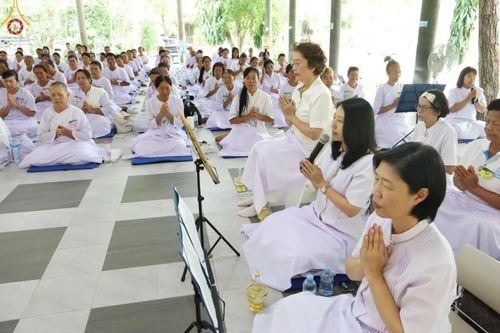 ภาพ No.152376:พิธีมอบสไบแก้ว โครงการอบรมอุบาสิกาแก้วจังหวัดบุรีรัมย์รุ่นที่ 1 วันที่ 6-8 กันยายน พ.ศ. 2567
