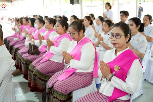 ภาพ No.228105:วันอาทิตย์ที่ 8 มิถุนายน พ.ศ. 2568 พิธีตักบาตรพระ 500 รูป ปีที่ 10 ณ ธุดงคสถานล้านนา อำเภอสันทราย จังหวัดเชียงใหม่