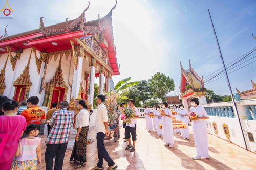 ภาพ No.91856:พิธีทอดกฐินสามัคคีทั่วไทย  ณ วัดบัวทอง  ต.บ้านปทุม อ.สามโคก จ.ปทุมธานี วันจันทร์ที่ 30 ตุลาคม พ.ศ. 2566