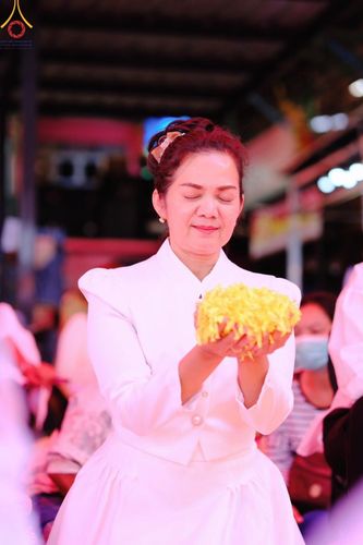 ภาพ No.195434:พิธีต้อนรับพระธรรมยาตรา ณ อนุสรณ์สถานลำดับที่ 4 สถานที่เกิดด้วยกายธรรม วัดโบสถ์(บน) ต.บางคูเวียง จ.นนทบุรี ในโครงการธรรมยาตรา กตัญญูบูชา มหาปูชนียาจารย์ พระมงคลเทพมุนี(สด จนฺทสโร) พระผู้ปราบมาร อนุสรณ์สถาน 7 แห่ง ปีที่ 13 วันที่ 15 มกราคม พ.ศ. 2568