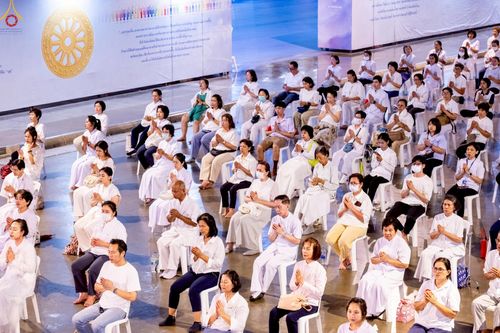 ภาพ No.228743:วันอังคารที่ 10 มิถุนายน พ.ศ. 2568 (วันพระขึ้น 15 ค่ำ เดือน 7) พิธีสวดธัมมจักกัปปวัตตนสูตร ครบ 7,439,000,000 จบ วัดพระธรรมกาย