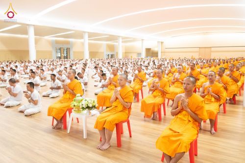 ภาพ No.351164:วันที่ 21 กันยายน พ.ศ. 2569 พิธีปิดโครงการบรรพชาพัฒนาคุณธรรม จริยธรรม  สำหรับนักเรียนนายสิบตำรวจ (นสต.) รุ่นที่ 16 ศูนย์ฝึกอบรมตำรวจภูธรภาค 1