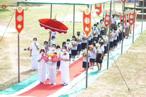 ภาพ No.64760:พิธีทอดกฐินสามัคคี เพื่อสร้าง อาคารแก้วจักรพรรดิเพื่อการปฏิบัติธรรม ณ ศูนย์อบรมเยาวชนอุตรดิตถ์ อ. ทองแสนขัน จ. อุตรดิตถ์ วันอาทิตย์ที่ 30  ตุลาคม พ.ศ. 2565