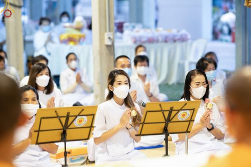 ภาพ No.71279:พิธีถวายภัตตาหารเป็นสังฆทาน แด่คณะพระธรรมยาตราฯ ในโครงการธรรมยาตรากตัญญูบูชา มหาปูชนียาจารย์ พระมงคลเทพมุนี(สด จนฺทสโร) พระผู้ปราบมาร อนุสรณ์สถาน 7 แห่ง ปีที่ 11 วันที่ 15 มกราคม พ.ศ. 2566