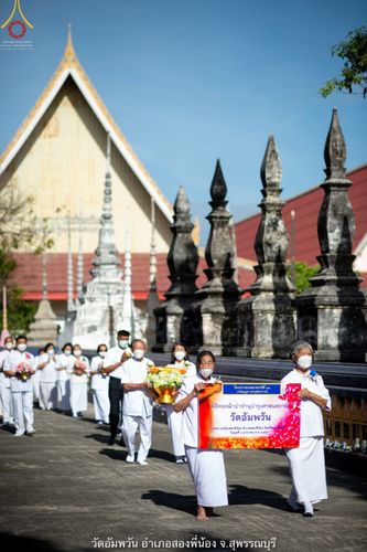 ภาพ No.69127:พระธรรมยาตรา ปฏิบัติศาสนกิจ ทำนุบำรุงศาสนสถาน, สวดธรรมจักร, ปฏิบัติธรรม ร่วมกับชุมชน,นักเรียนเด็กดีวีสตาร์ และร่วมพิธีทอดผ้าป่าบำรุงศาสนสถาน ในโครงการธรรมยาตรากตัญญูบูชา มหาปูชนียาจารย์ พระมงคลเทพมุนี(สด จนฺทสโร) พระผู้ปราบมาร อนุสรณ์สถาน 7 แห่ง ปีที่ 11