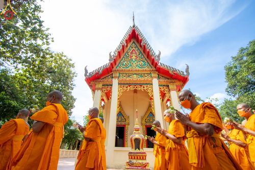 ภาพ No.67115:พิธีอุปสมบทวัดราษฎร์ศรัทธาธรรม อ.หนองแค จ.สระบุรี รับบุญจัดงานโดย สำนักพัฒนาเยาวชนโลก เมื่อวันที่ 9 ธันวาคม พ.ศ. 2565