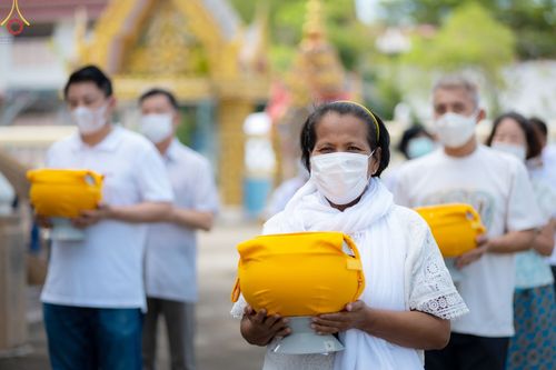 ภาพ No.66242:พิธีอุปสมบท วัดราษฎร์นิยมธรรม  อ.บางพลี จ.สมุทรปราการ รับบุญจัดงานโดยสำนักสถาบันพัฒนาเยาวชนโลก เมื่อวันที่ 7 ธันวาคม พ.ศ. 2565