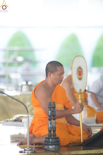 ภาพ No.72772:พิธีเจริญพระพุทธมนต์ และถวายภัตตาหารเป็นสังฆทาน เนื่องในวันคล้ายวันเกิด ครบรอบ 114 ปี คุณยายอาจารย์มหารัตนอุบาสิกาจันทร์ ขนนกยูง วันที่ 19 มกราคม พ.ศ. 2566 ณ หอฉันคุณยายอาจารย์ฯ วัดพระธรรมกาย จ.ปทุมธานี