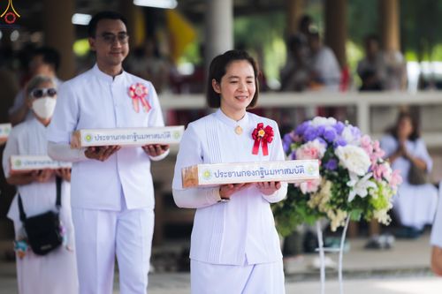 ภาพ No.331344:วันที่ 31 พฤษภาคม พ.ศ.2569 พิธีทอดผ้าป่าและตอกเสาเข็มมงคลต้นแรก องค์พระเจดีย์เพื่อสร้างสันติภาพโลก  ณ ธุดงคสถานพัฒนานิคม จังหวัดลพบุรี