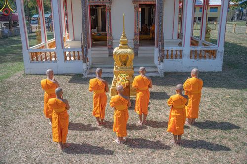 ภาพ No.66282:พิธีอุปสมบทวัดรัตนชมภู อ.กบินทร์บุรี จ.ปราจีนบุรี รับบุญจัดงานโดยสำนักการศึกษา เมื่อวันที่ 7 ธันวาคม พ.ศ. 2565