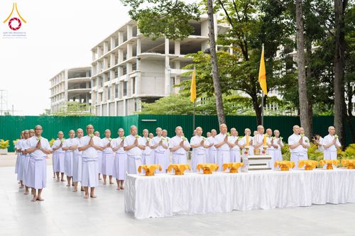 ภาพ No.286487:วันเสาร์ที่ 12 กรกฏาคม พ.ศ.2568 พิธีบรรพชาอุปสมบท  โครงการบรรพชาอุปสมบทหมู่ ธรรมทายาทนานาชาติ(ภาคภาษาจีน), โครงการบรรพชาสามเณร โรงเรียนนานาชาติ รุ่นที 14