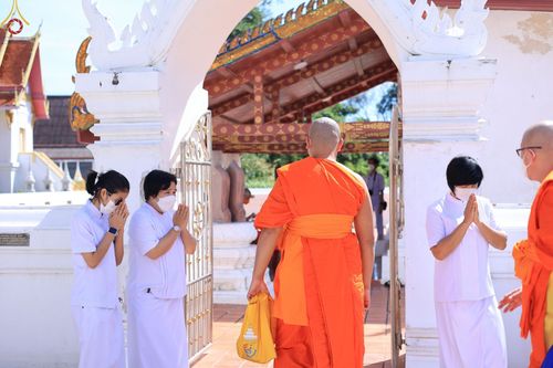 ภาพ No.66066:พิธีอุปสมบทวัดป่าโมกวรวิหาร อ.ป่าโมก จ.อ่างทอง รับบุญจัดงานโดยสำนักศรัทธาภิบาล เมื่อวันที่ 7 ธันวาคม พ.ศ.2565