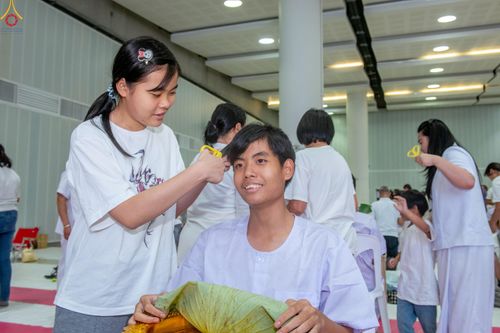 ภาพ No.316785:วันเสาร์ที่ 28 มีนาคม พ.ศ.2569 พิธีปลงผมนาคธรรมทายาท โครงการสามเณรยุวธรรมทายาท รุ่นที่ 34 โครงการสามเณรมัชฌิมธรรมทายาท รุ่นที่ 30 ณ มหารัตนวิหารคด 13 วัดพระธรรมกาย