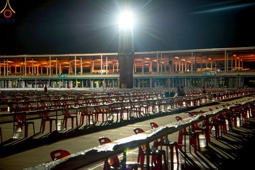 ภาพ No.218879:วันศุกร์ที่ 18 เมษายน พ.ศ. 2568 การเตรียมงานในลานธรรม , พระมหาธรรมกายเจดีย์ เพื่องานวันคุ้มครองโลก 22 เมษายน พ.ศ. 2568