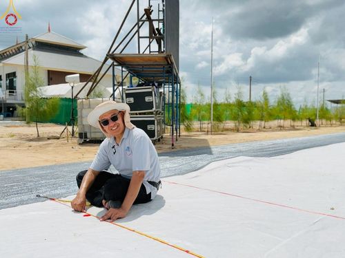 ภาพ No.211243:วันเสาร์ที่ 15 มีนาคม พ.ศ. 2568  การเตรียมงานของเจ้าหน้าที่ เพื่องานฉลองปทุมเจดีย์ ณ ศูนย์อบรมเยาวชนปัตตานี