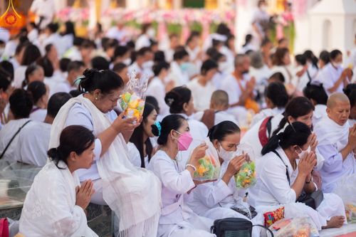 ภาพ No.112802:พิธีตักบาตรพระธรรมยาตราฯ ณ วัดสองพี่น้อง จ.สุพรรณบุรี วันที่ 15 มกราคม พ.ศ. 2567