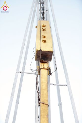 ภาพ No.275186:วันอาทิตย์ที่ 30 พฤศจิกายน พ.ศ. 2568 พิธีตอกเสาเข็ม "สร้างองค์พระเจดีย์เพื่อสร้างสันติภาพโลก" ต้นสุดท้าย ณ ศูนย์ปฏิบัติธรรมระยอง (บ้านช่องลม)