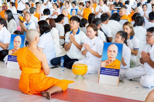 ภาพ No.215872:วันเสาร์ที่ 5 เมษายน พ.ศ. 2568 พิธีขอบรรพชา พิธีขอสรณคมน์และศีล  พิธีขอนิสสัย พิธีถวายบาตร ในโครงการบรรพชาสามเณรฟื้นฟูพระพุทธศาสนาทั่วไทย , โครงการหน่อแก้วเปรียญธรรม รุ่นที่ 13 ,  โครงการสามเณรยุวธรรมทายาท รุ่นที่ 33 , โครงการสามเณรมัชฌิมธรรมทายาท รุ่นที