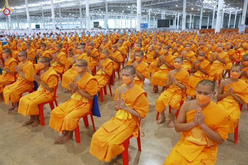 ภาพ No.85130:บรรยากาศการต้อนรับพระสังฆาธิการทั่วประเทศ และพิธีบูชาข้าวพระในวันสมาธิโลก วันอาทิตย์ต้นเดือนที่ 6 สิงหาคม พ.ศ. 2566 ณ สภาธรรมกายสากล วัดพระธรรมกาย