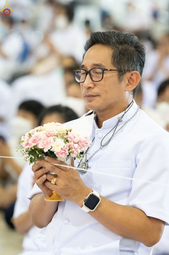 ภาพ No.77799:พิธีหล่อพระบรมพุทธเจ้า ทิศตะวันตก  วันอาทิตย์ที่ 19 มีนาคม พ.ศ. 2566 ณ วัดพระธรรมกาย จ.ปทุมธานี