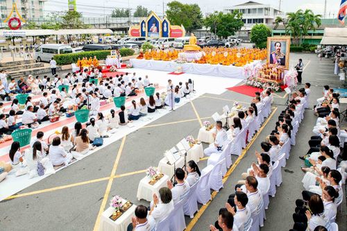 ภาพ No.347006:วันอาทิตย์ที่ 30 สิงหาคม พ.ศ. 2569  พิธีทำบุญตักบาตรพระ 123 รูป เนื่องในโอกาสครบรอบ 122 ปี แห่งการก่อตั้งอำเภอคลองหลวง จังหวัดปทุมธานี ณ บริเวณหน้าที่ว่าการอำเภอคลองหลวง