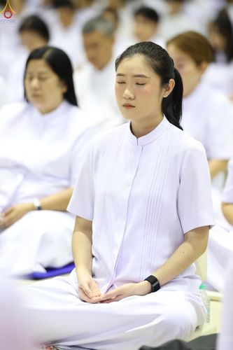 ภาพ No.337837:วันอาทิตย์ต้นเดือน 5 กรกฎาคม พ.ศ.2569 พิธีบูชาข้าวพระ ณ สภาธรรมกายสากล วัดพระธรรมกาย