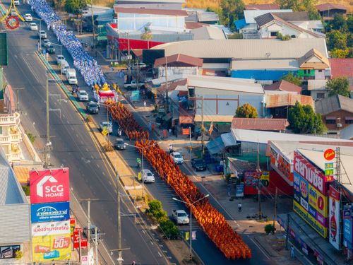 ภาพ No.310544:วันอาทิตย์ที่ 22 กุมภาพันธ์ พ.ศ. 2569 พิธีอัญเชิญพระประธาน “พระธรรมกาย” เพื่อไปประดิษฐาน ณ ธุดงเข้าสถานอำนาจเจริญ จังหวัดอำนาจเจริญ