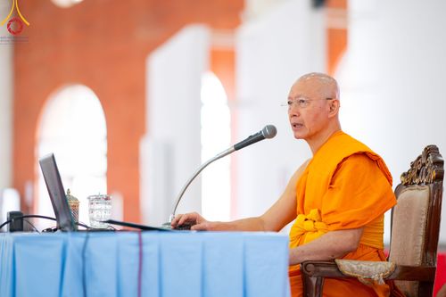 ภาพ No.315213:​วันอาทิตย์ที่ 22 มีนาคม พ.ศ.2569 สามเณรธรรมทายาทเนปาล 500 รูป ฟังธรรม สวดมนต์ ปฏิบัติธรรมร่วมกัน  ณ International Assembly and Meditation Hall Lumbini