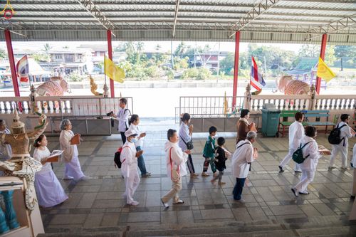 ภาพ No.291199:วันที่ 9 มกราคม พ.ศ. 2569 พิธีทอดผ้าป่าทำนุบำรุงศาสนสถาน ณ วัดนาราภิรมย์ อ.บางเลน จ.นครปฐม ในโครงการธรรมยาตรา กตัญญูบูชา มหาปูชนียาจารย์ พระมงคลเทพมุนี(สด จนฺทสโร) พระผู้ปราบมาร อนุสรณ์สถาน 7 แห่ง ปีที่ 14