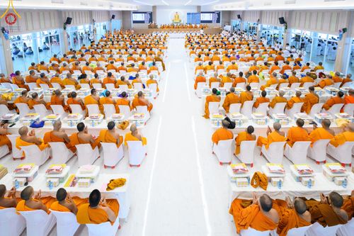 ภาพ No.81229:พิธีถวายสังฆทานแด่คณะสงฆ์ 323 วัด พิธีมอบกองทุนหนุนแรงใจช่วยครูใต้ และพิธีทำบุญอุทิศส่วนกุศลแด่ผู้วายชนม์ในเหตุการณ์ความไม่สงบ ๔ จังหวัดชายแดนภาคใต้  ปีที่ 19 ครั้งที่ 162 วันเสาร์ที่ 27 พฤษภาคม พ.ศ. 2566 ณ ศูนย์ปฏิบัติธรรมภาคใต้ อ.บางกล่ำ จ.สงขลา