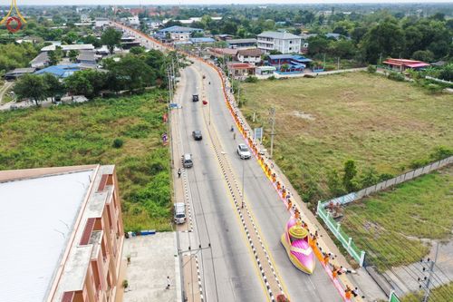 ภาพ No.68886:พิธีต้อนรับพระธรรมยาตรา ในโครงการธรรมยาตรากตัญญูบูชา มหาปูชนียาจารย์ พระมงคลเทพมุนี(สด จนฺทสโร) พระผู้ปราบมาร อนุสรณ์สถาน 7 แห่ง ปีที่ 11 วันที่ 3 มกราคม พ.ศ. 2566 ณ อนุสรณ์สถานมหาวิหารพระมงคลเทพมุนี จ.สุพรรณบุรี