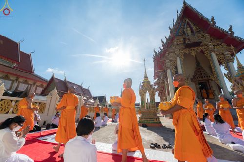 พิธีอุปสมบทวัดธัญญะผล อ.ลำลูกกา จ.ปทุมธานี รับบุญจัดงานโดยกอง AEC สำนักต่างประเทศ เมื่อวันที่ 7 ธันวาคม พ.ศ. 2565