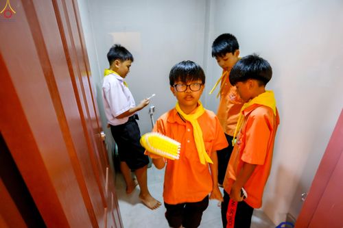 ภาพ No.338492:วันที่ 2-3 กรกฎาคม พ.ศ.2569 โครงการอบรมคุณธรรม จริยธรรมและความดีสากล ประจำปีการศึกษา2569 นักเรียนกว่า 150 คน  ณ วัดราษฎร์บูรณะ (วัดบางปลา) ต.บางปลา อ.บางพลี จ.สมุทรปราการ