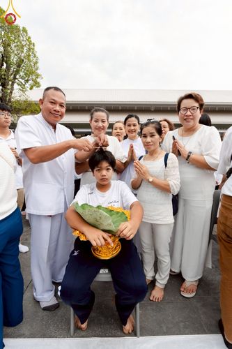 ภาพ No.213663:วันอาทิตย์ที่ 30 มีนาคม พ.ศ. 2568 พิธีตัดปอยผม โครงการหน่อแก้วเปรียญธรรม รุ่นที่ 13 ณ ค่ายจองแชมป์ หมู่กุฏิสามเณรเปรียญธรรม วัดพระธรรมกาย