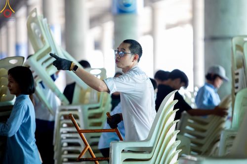 ภาพ No.60525:V.38 ทุ่มพลังเพื่อพ่อครบ 80 ปี ภาพการเตรียมงานของหน่วยงานต่างๆ เพื่อพิธีฉลองอายุวัฒนมงคล 80 ปี หลวงพ่อธัมมชโย และรับถวายมหาสังฆทาน 10,000 กว่าวัดทั่วประเทศ ในวันคุ้มครองโลก วันจันทร์ที่ 22 เมษายน พ.ศ. 2567