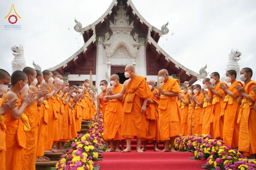 ภาพ No.76330:พิธีต้อนรับสัญญาบัตร - พัดยศ   พระวชิรกิจโสภณ  ณ อุโบสถวัดบ้านขุน ตำบลบ่อหลวง อำเภอฮอด จังหวัดเชียงใหม่ วันศุกร์ที่ ๑๗ เดือน กุมภาพันธ์ พุทธศักราช ๒๕๖๖