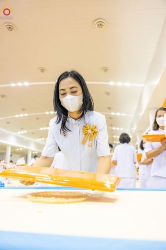 ภาพ No.89052:พิธีทอดผ้าป่าสมทบกฐินครั้งที่ 2 วันศุกร์ที่ 29 กันยายน พ.ศ. 2566 วันเพ็ญขึ้น 15 ค่ำ เดือน 10 ณ ห้องแก้วสารพัดนึก 1 วัดพระธรรมกาย