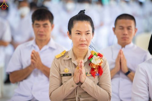 ภาพ No.86670:พิธีเจริญพระพุทธมนต์ถวายพระพรชัยมงคลแด่ สมเด็จพระนางเจ้าสิริกิติ์ พระบรมราชินีนาถ พระบรมราชชนนีพันปีหลวง พระบาทสมเด็จพระวชิรเกล้าเจ้าอยู่หัว และสมเด็จพระนางเจ้าฯ พระบรมราชินี วันจันทร์ที่ ๒๘ สิงหาคม พ.ศ. ๒๕๖๖ ณ มณฑลพิธีฯ อาคารโถงช้างฯ วัดพระธรรมกาย