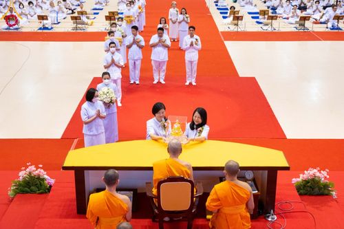 ภาพ No.95278:พิธีมุทิตาพระมหาเถระและพระเถระ ครั้งที่ 29 วันอาทิตย์ที่ 19 พฤศจิกายน พ.ศ. 2566 ณ ห้องแก้วสารพัดนึก สภาธรรมกายสากล วัดพระธรรมกาย