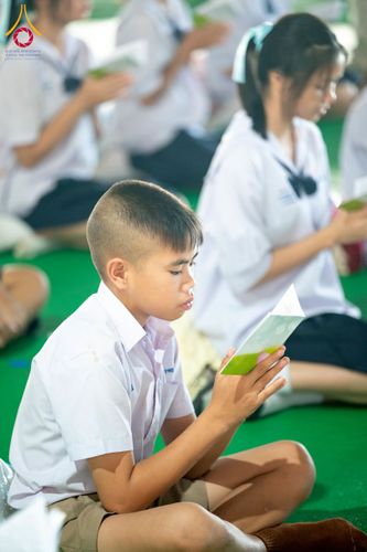 ภาพ No.266743:วันที่ 5 พฤศจิกายน พ.ศ. 2568 รวมพลังเด็กดี V-Star ผู้นำฟื้นฟูศีลธรรมโลก ณ พุทธอุทยานนานาชาติ จังหวัดหนองคาย