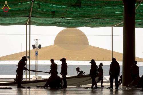 ภาพ No.217627:วันที่ 2-14 เมษายน พ.ศ. 2568 เจ้าหน้าที่เตรียมงานวันคุ้มครองโลก ชุดที่ 1 วัดพระธรรมกาย จ.ปทุมธานี