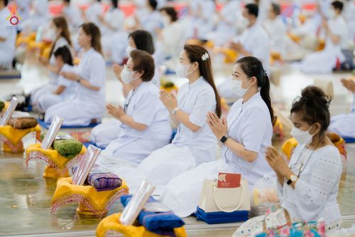 ภาพ No.80524:พิธีถวายทุนสนับสนุนการสร้าง พระไตรปิฎกฉบับธรรมชัย วันเสาร์ที่ 29 เมษายน พ.ศ. 2566 ณ สภาธรรมกายสากล วัดพระธรรมกาย