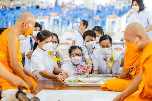 ภาพ No.86727:พิธีบุพเปตพลี  ครั้งที่ 139 ร่วมอุทิศบุญแด่หมู่ญาติที่ล่วงลับไปแล้ว และสืบทอดอายุพระพุทธศาสนา วันพฤหัสบดีที่ 31 สิงหาคม พ.ศ.2566 วันพระขึ้น 15 ค่ำ เดือน 9 ณ หอฉันคุณยายอาจารย์ฯ วัดพระธรรมกาย